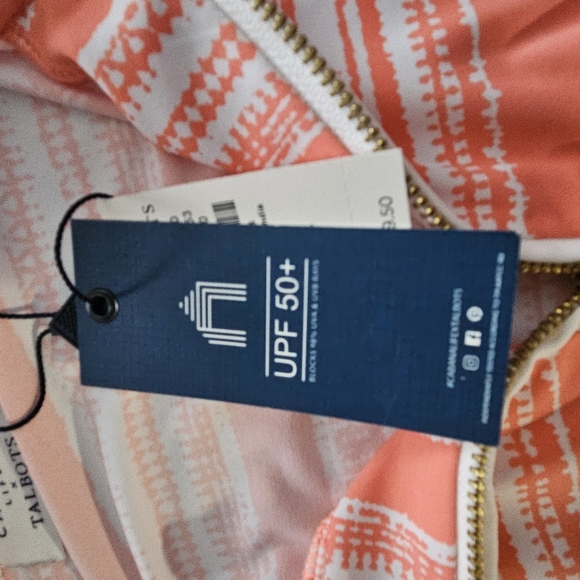 CABANA LIFE BY TALBOT 1/2 ZIP PULLOVER WOMENS L NWT - Picture 6 of 9